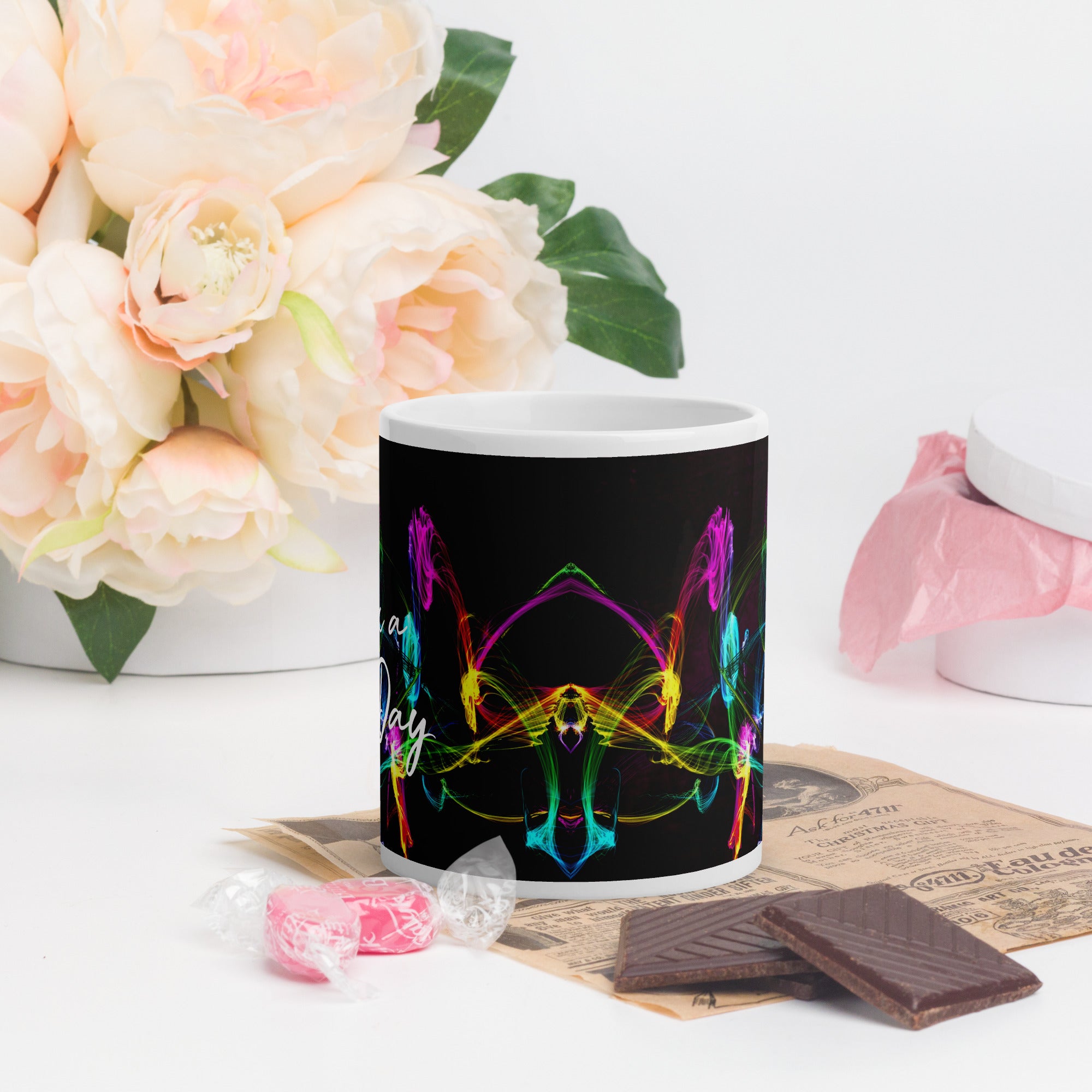 Personal Coffee Mug- "Unbox". Gift For Her. WickedYo